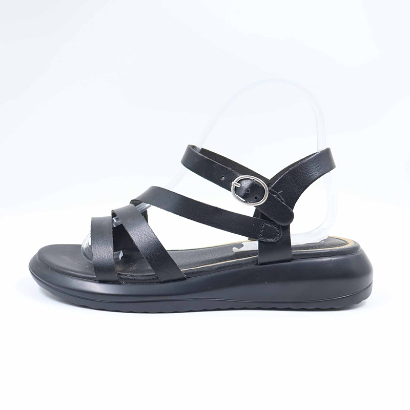 Andrea Leather Flat Sandal