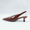 Wax Leather Elongated Point Toe 