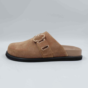 Eastwood Slide Congnac Suede