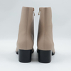 Leather Ankle Heel Boots