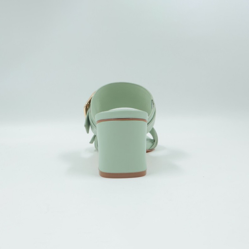 Comfort Stripe Mule Mint