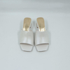 Square Toe Heel Fashion Mule