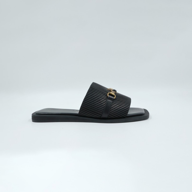 Women's Stripe Genuine Leather Flats
