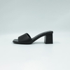 Women'S Mules Leather Stripe