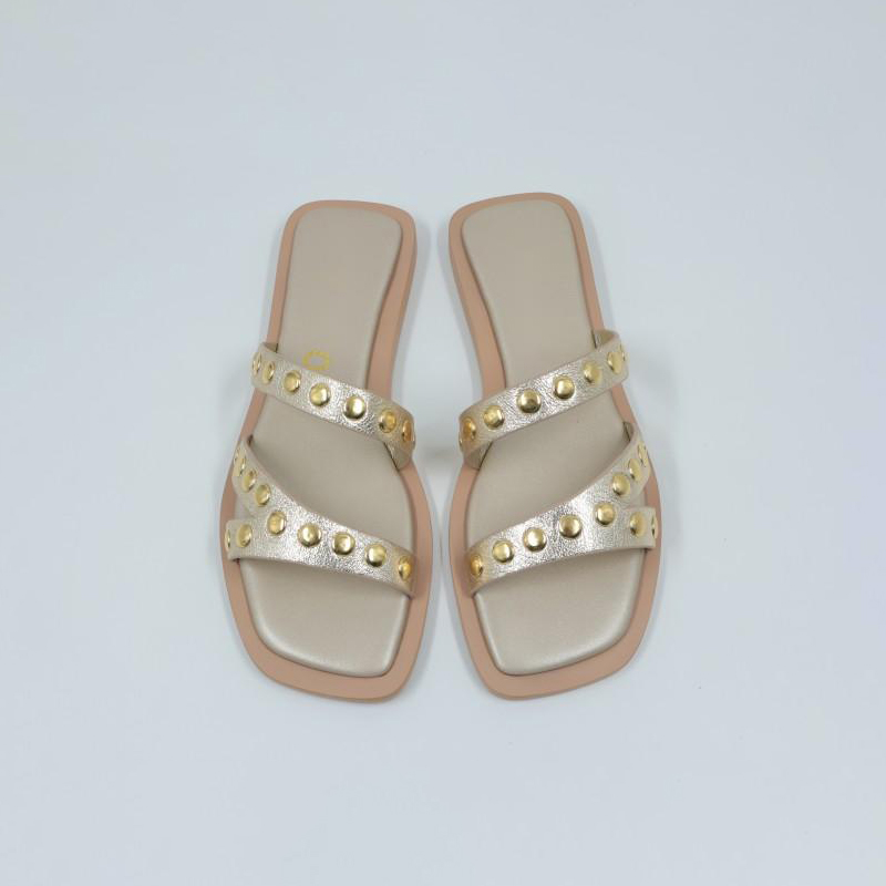 Slip-On Women'S Shoes Gold