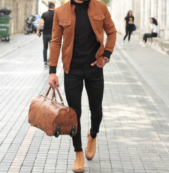 Brown Suede Chelsea Boots_3