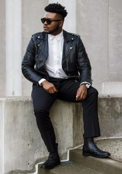 Black Chelsea Boots Men_2