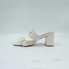 Zest Mule Bridal Pearling White