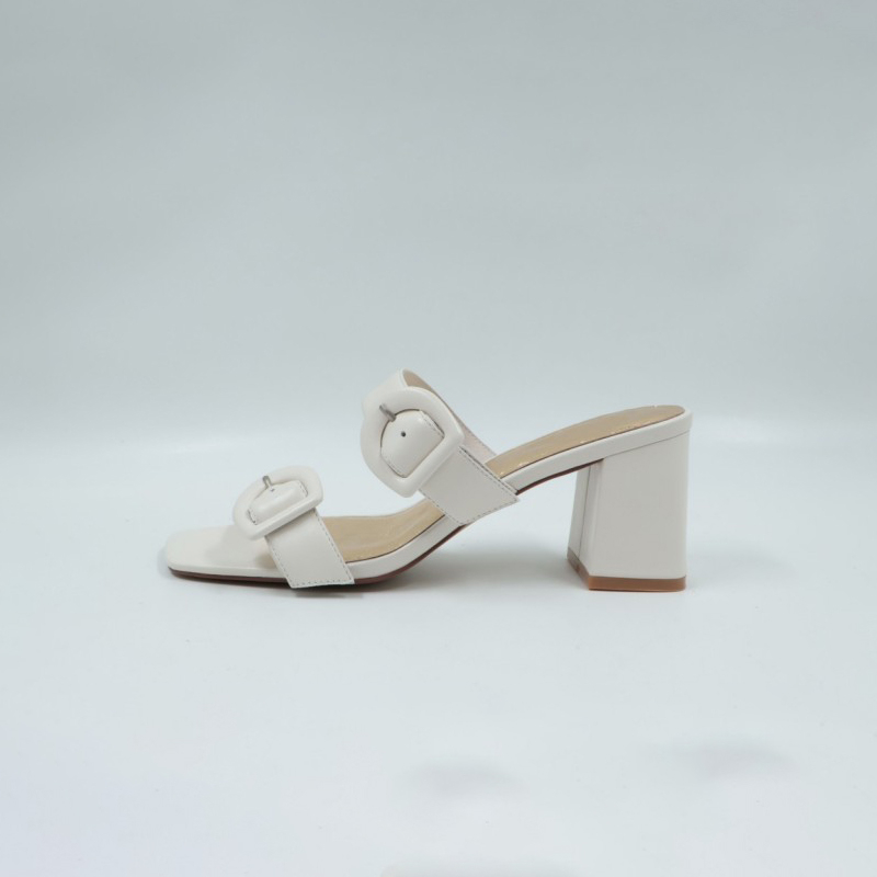 Zest Mule Bridal Pearling White