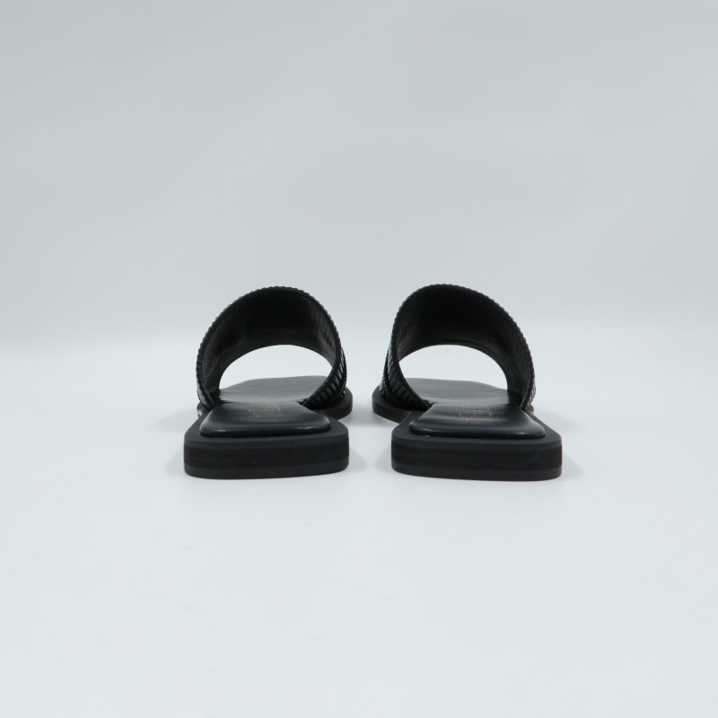 Women's Stripe Genuine Leather Flats
