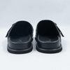 Chain Loafer Chunky Black Clogs