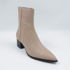 Leather Ankle Heel Boots