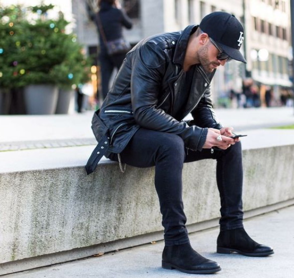 How To Style Black Chelsea Boots Men?