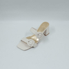 Zest Mule Bridal Pearling White
