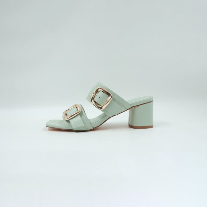 Comfort Stripe Mule Mint