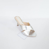 Cross Strap High Heel Mule
