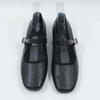 Emily Round Flat Loafer Shoes with Strap