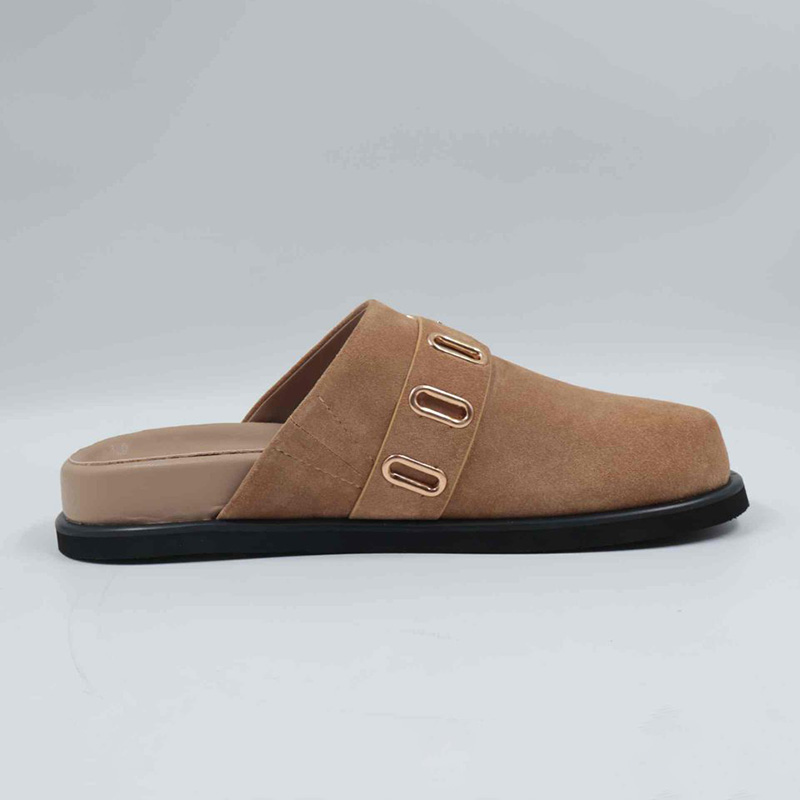 Eastwood Slide Congnac Suede