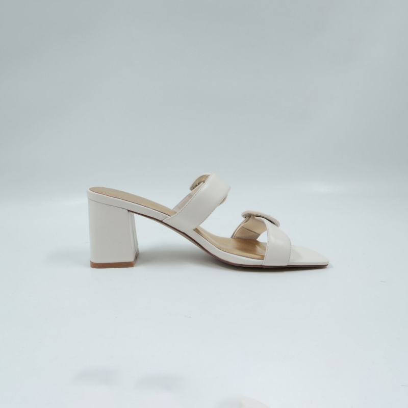 Zest Mule Bridal Pearling White