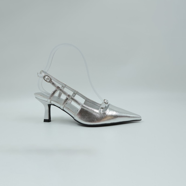 Women'S Formal Shoes Silver
