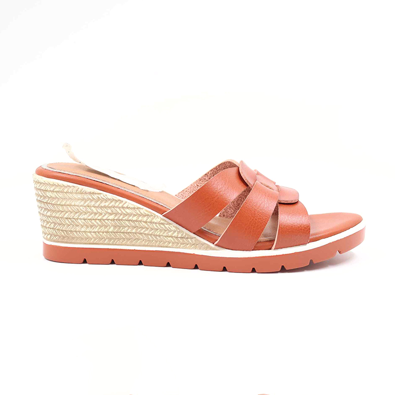 Multi-strap Mule Wedge Shoe