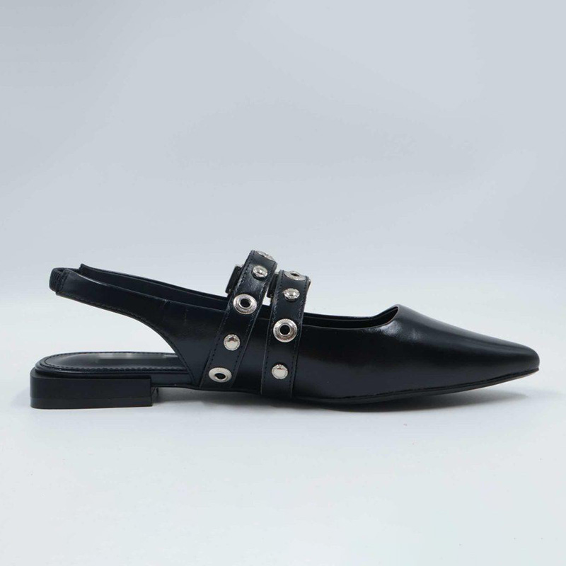 Antibes Mule Patent Black