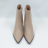 Leather Ankle Heel Boots