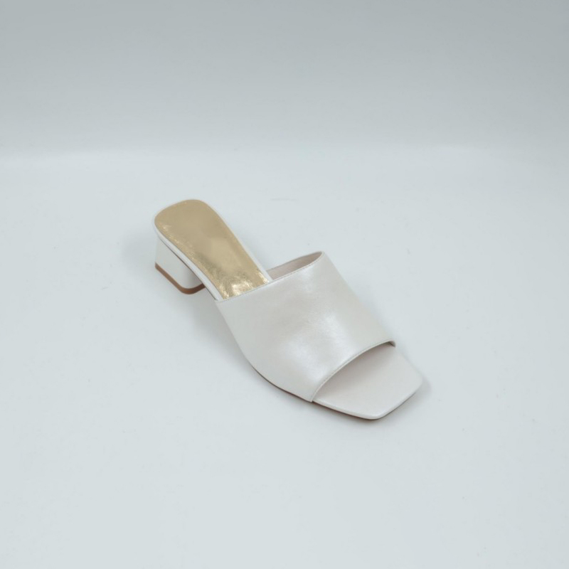 Square Toe Heel Fashion Mule