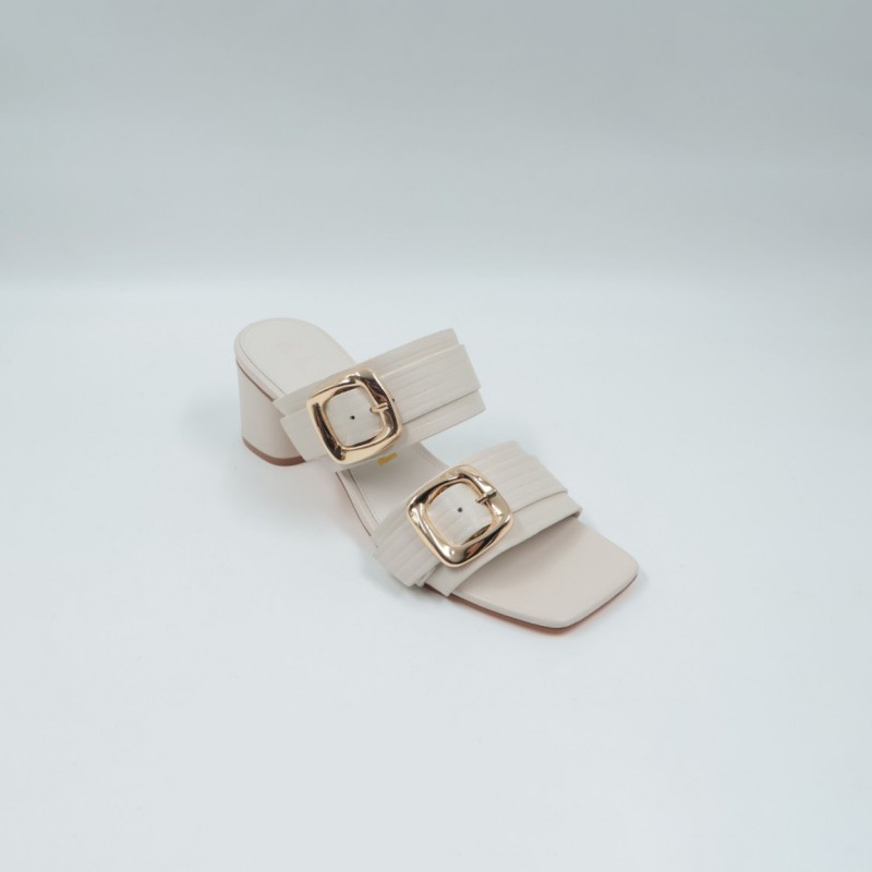 Block Heel Mule Stripe