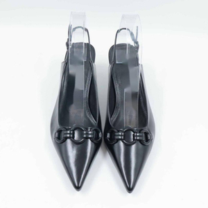 Maisie Orange Pointed Toe Stiletto Heeled Shoes