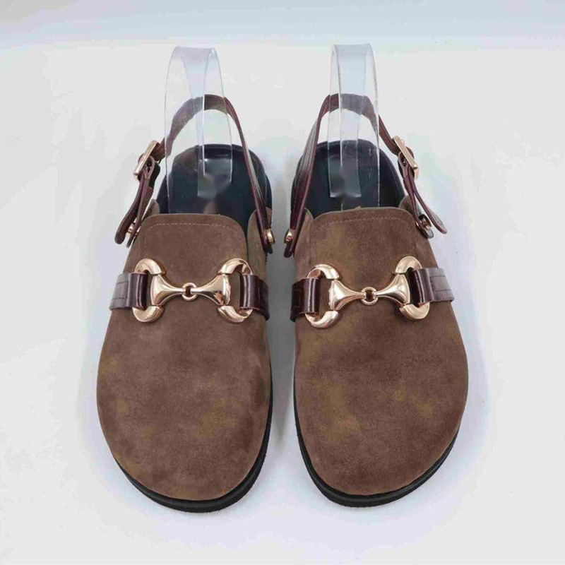 Suede Amalfi Footbed Sandals