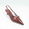Wax Leather Elongated Point Toe 