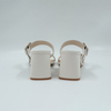 Zest Mule Bridal Pearling White