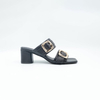 Cuba Stripe Block Heel