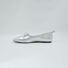 Ballet Flats Distressed Silver