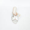 Cross Strap High Heel Mule