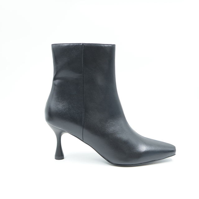 Women's Leather Ankle Boots Low Heel