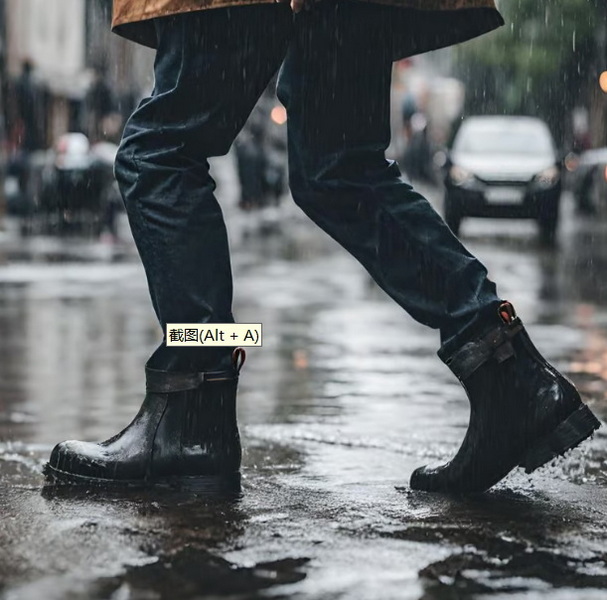 Chelsea Boots in The Rain_2