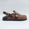 Suede Amalfi Footbed Sandals