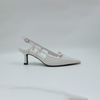 Women'S Pointed Toe Shoes Bridals White