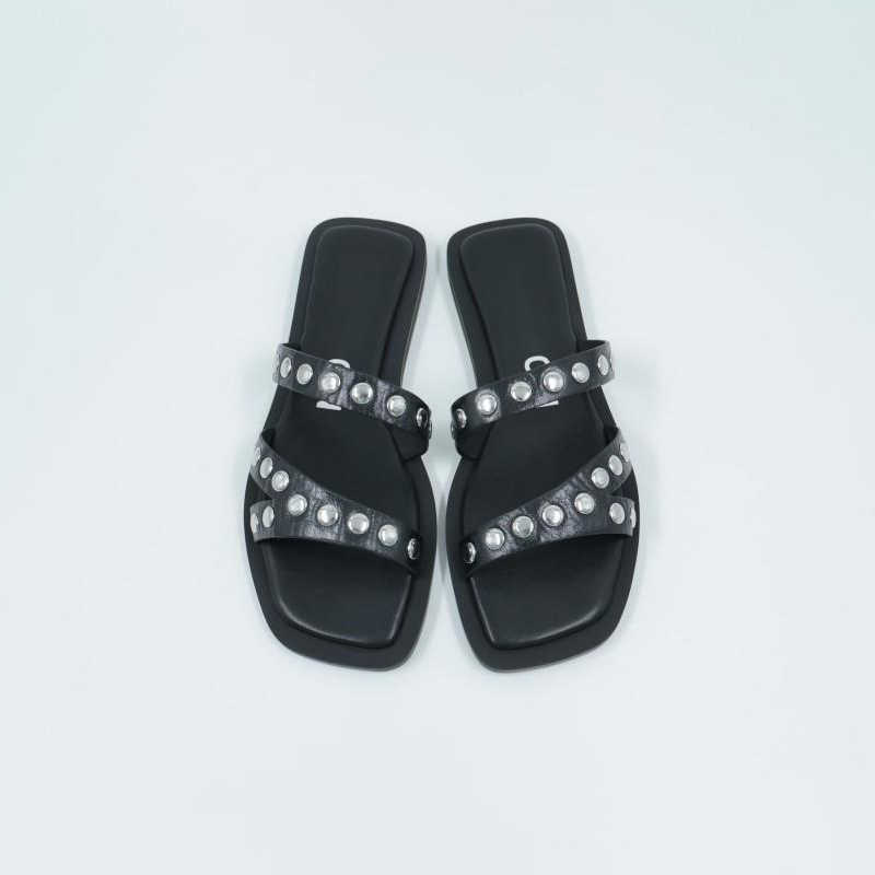 Women'S Slide Sandals Stud Designed