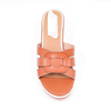 Multi-strap Mule Wedge Shoe