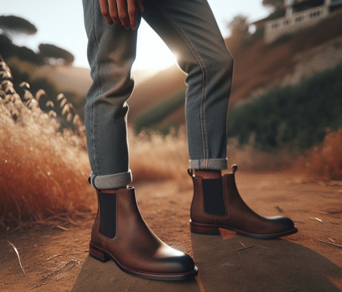 How To Style Dark Brown Chelsea Boots?