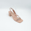 Medium Heel Sandal Textured