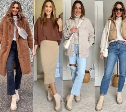 What To Wear with Cream Chelsea Boots?