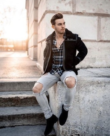 Black Suede Chelsea Boots_2