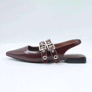 Mbellished Shoes Leather Flat