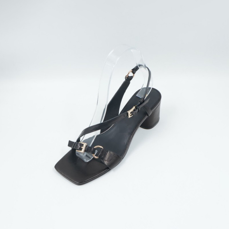 SS25 Design Sandal Shine Black