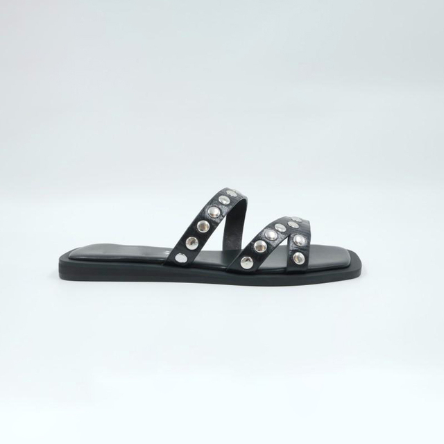 Women'S Slide Sandals Stud Designed