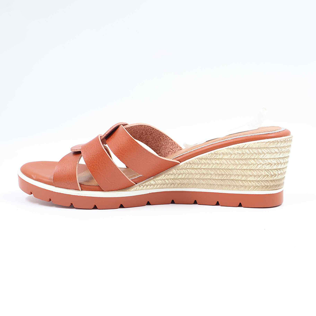 Multi-strap Mule Wedge Shoe